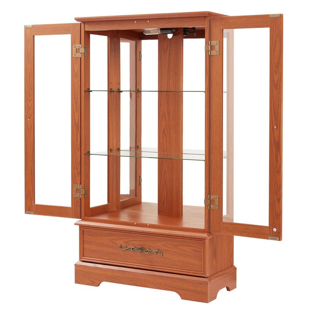 25.98 in. W x 11.81 in. D x 47.44 in. H Bathroom Dark Brown Linen Cabinet price history on PriceWatchPro