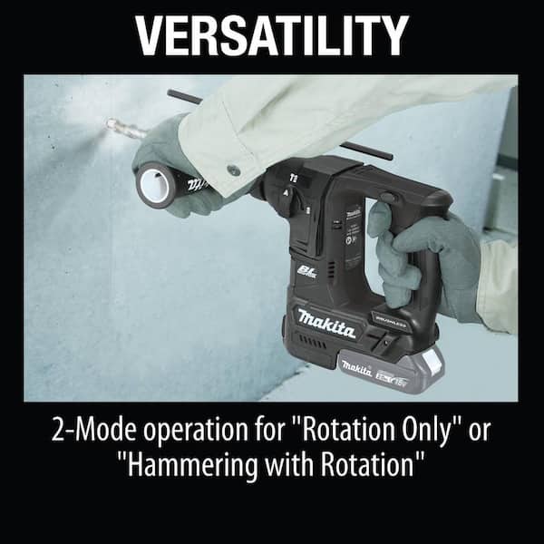 Makita 18V LXT Sub-Compact Lithium-Ion Brushless Cordless 11/16 in. Rotary  Hammer, accepts SDS-PLUS bits, Tool Only XRH06ZB The Home Depot