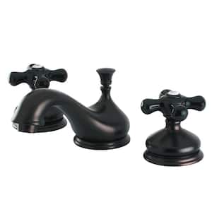 Duchess 2-Handle 8 in. Widespread Bathroom Faucets with Brass Pop-Up in Oil Rubbed Bronze