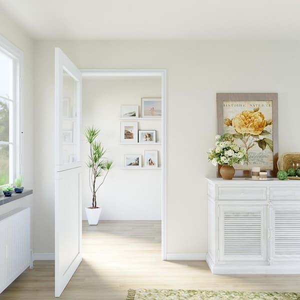 ARK DESIGN 36 in. x 80 in. Universal 1-Lite Clear Glass Primed