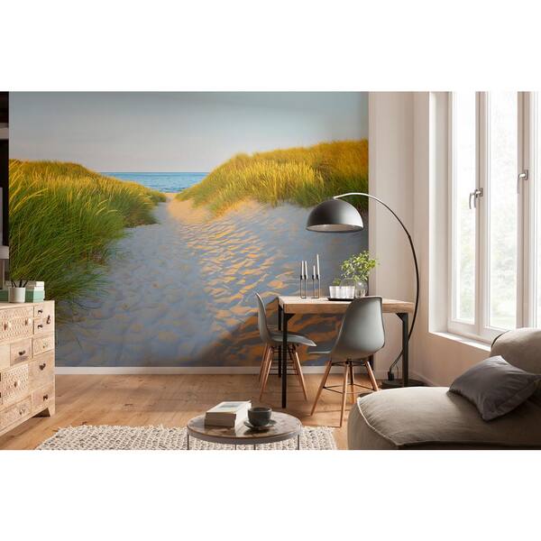 Komar Beach Sandy Path Wall Mural 8995 The Home Depot