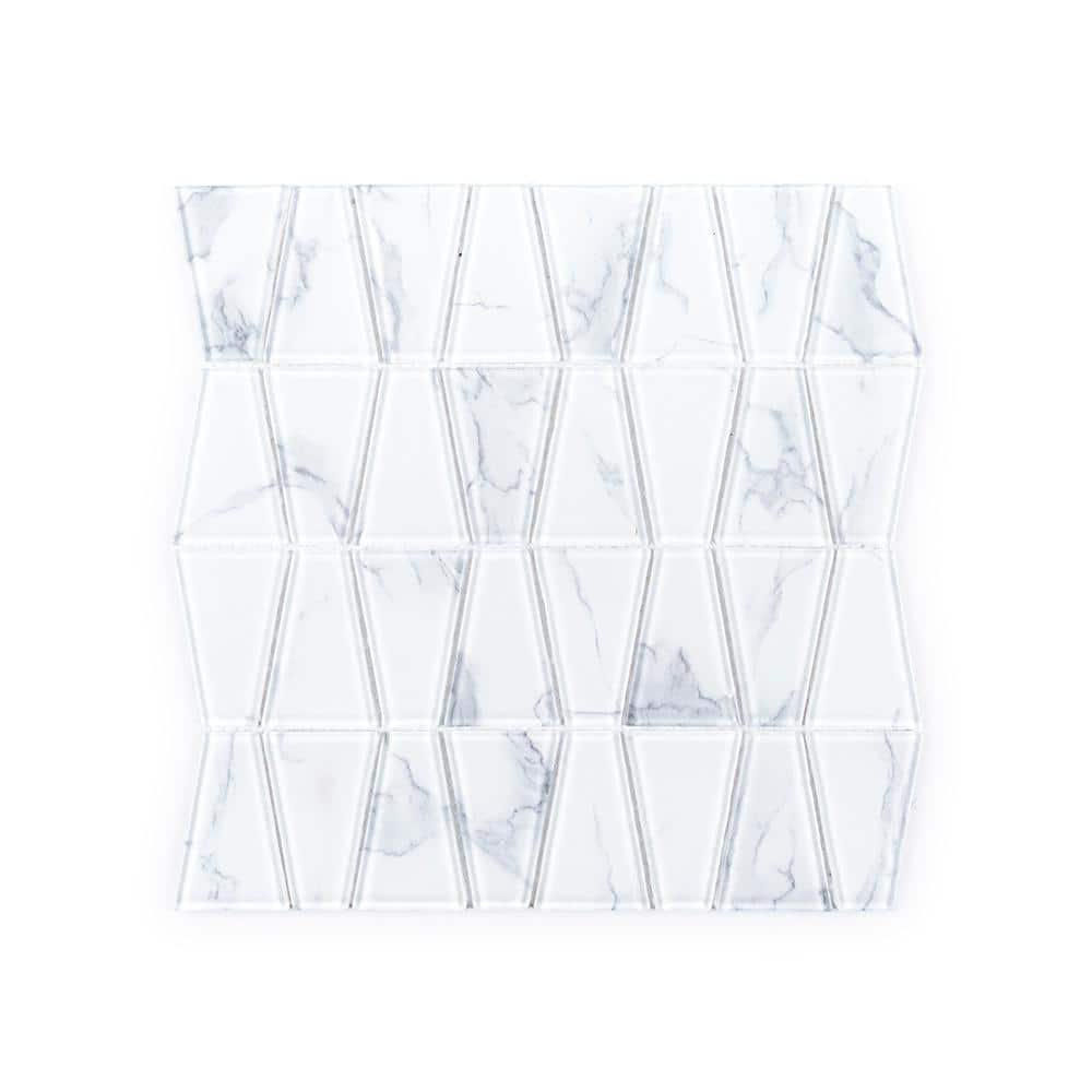 Reviews for Jeffrey Court Cove Trapazoid White 12.25 in. x 12.125 in