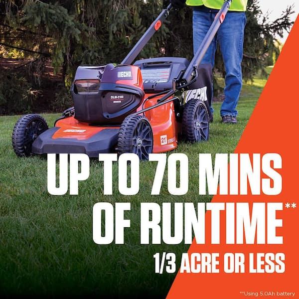 21 in. 56-Volt Cordless Battery Walk Behind Push Lawn Mower with 5.0 Ah Battery and Standard Charger