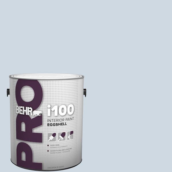 BEHR PRO 1 gal. #S520-1 Pale Cornflower Eggshell Interior Paint