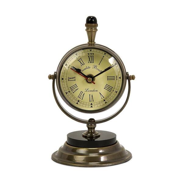 Unbranded Soren Antique Brass Table Clock
