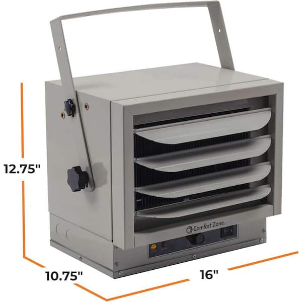 Comfort Zone 17065 BTU Ceiling Mount Fan-Forced Industrial Utility