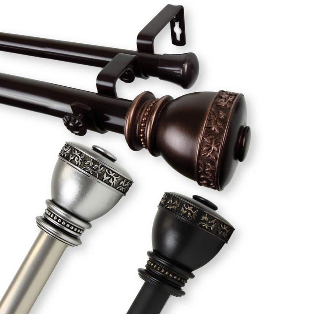 Kettle 1 in. Double Curtain Rod 160 in. to 240 in. in Bronze price history on PriceWatchPro