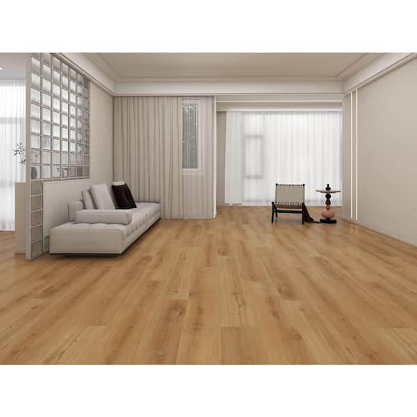 Woo-dy Santa Fe Oak 20 MIL x 9 in. W x 60 in. L Click Lock Waterproof WPC Vinyl Plank Flooring (18.70 sq. ft. /case)