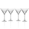 SULLIVANS 6 oz. Clear Snowflake Martini Glass - Set of 4 G8444 - The Home  Depot