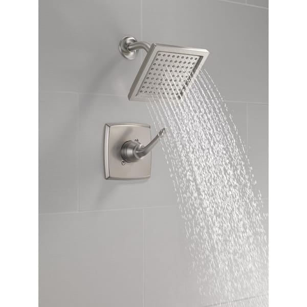 Geist Single-Handle 1-Spray Shower Faucet in Spotshield Brushed Nickel (Valve Included)