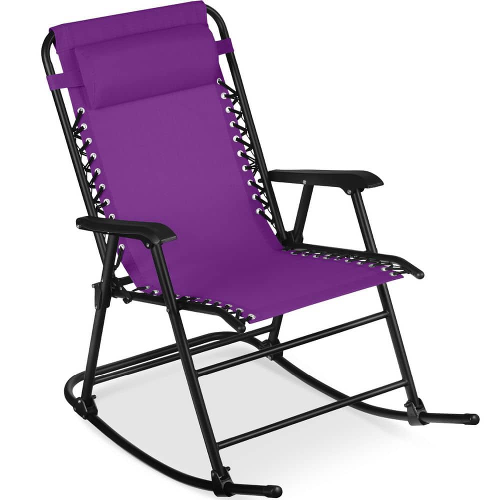 Best Choice Products Steel Outdoor Zero Gravity Rocking Lawn Chair