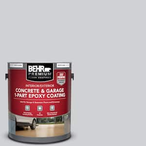 1 gal. #N510-1 Silver Shadow Self-Priming 1-Part Epoxy Satin Interior/Exterior Concrete and Garage Floor Paint