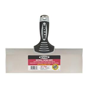 Hyde 09227 Taping Knife,Flexible,8",Blue Steel 