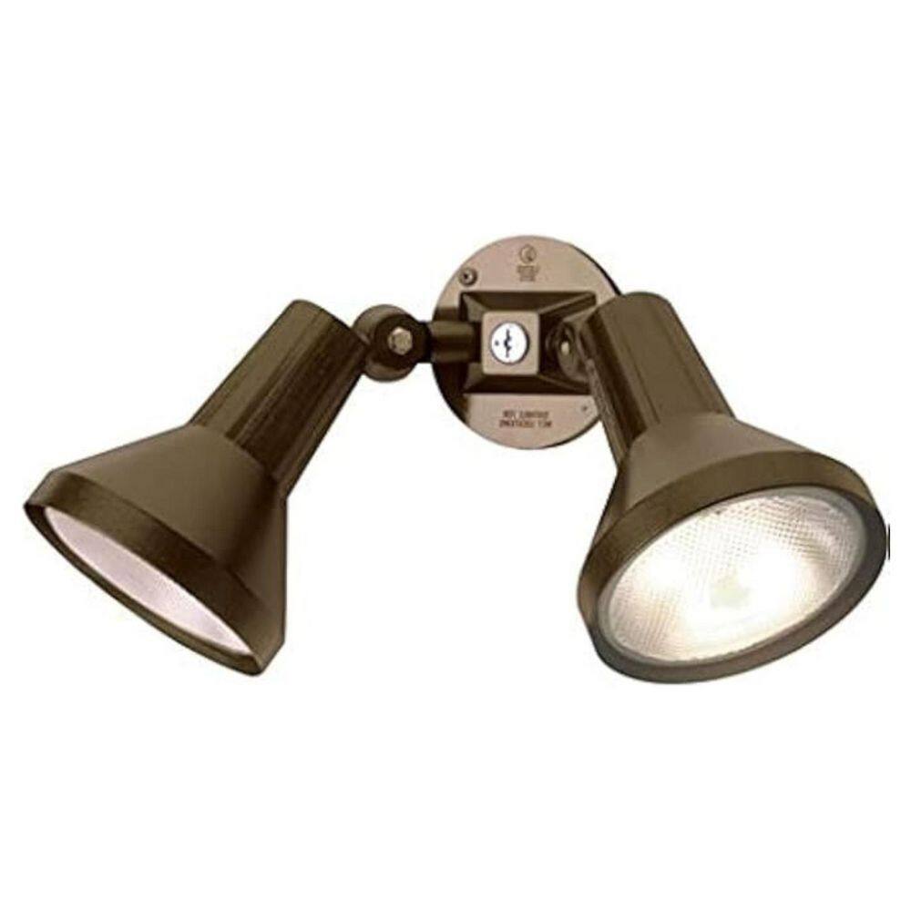 "15"" Outdoor Security Flood Light 2 Head with Heavy Duty Cast Aluminum Body 150W PAR38 Weather Proof, Dark Bronze Finish" price history on PriceWatchPro