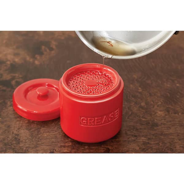 Fox Run 48765 Red Grease Container