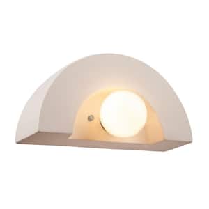 Ambiance Collection 1-Light Bisque Wall Sconce
