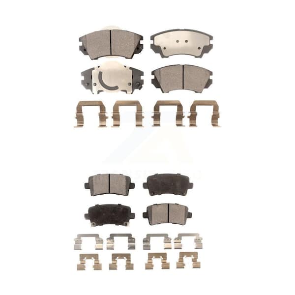 TEC Front Rear Ceramic Brake Pads Kit For 2011 Saab 9-5 With 321mm Diameter Rotor KTC-100181