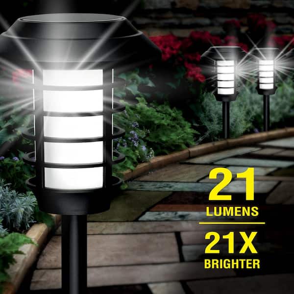 Bell + Howell Solar Powered Black Metal 2 Modes 21 Lumens Bell + Howell Solar Powered Black Metal 2 Modes 21 Lumens