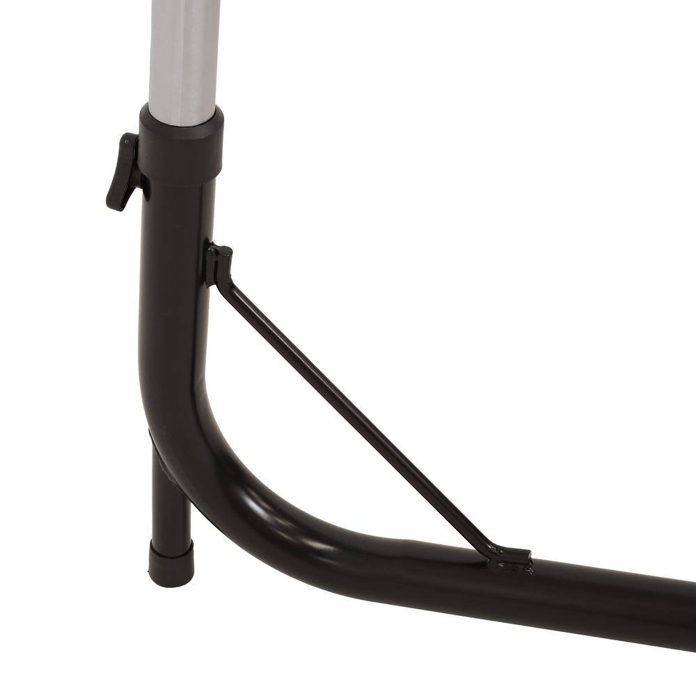 Adjustable Black Powder-Coated Steel Hammock Chair Stand