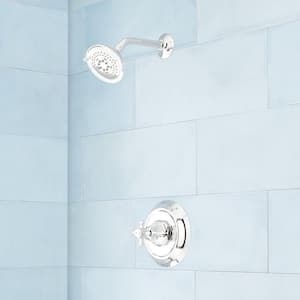 Boca Raton Single Handle 5-Spray Shower Faucet 1.8 GPM with Pressure Balanced in. Chrome