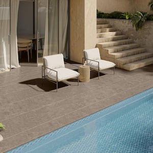 Monolith Caramel Brown 23.62 in. x 35.43 in. 2CM Matte Porcelain Floor Paver Tile (11.62 sq. ft./Case)