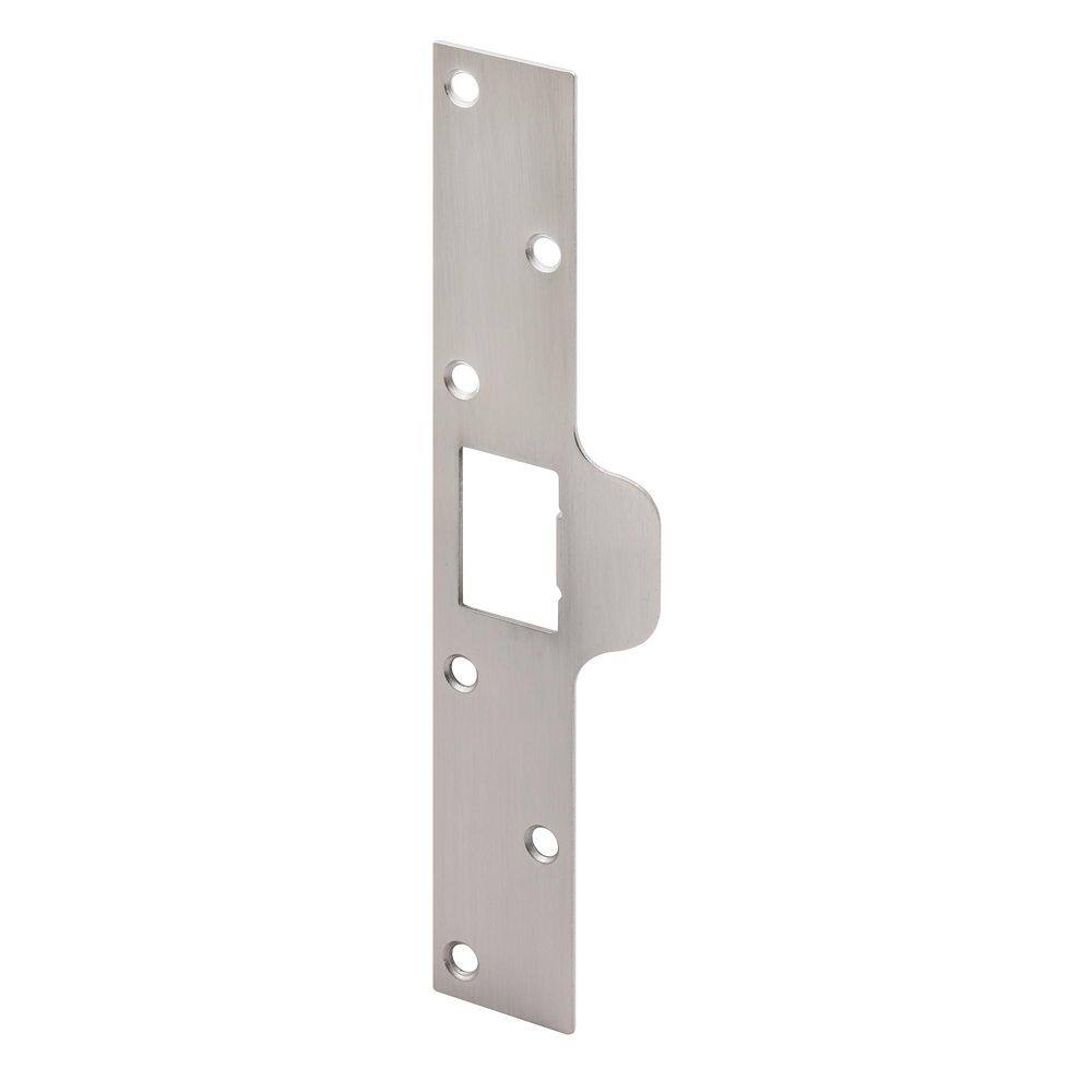 Maximum Security Deadbolt Tab Strike 7-7/8 inch Height x 1-1/4 inch Width with Fasteners, Satin Nickel (Single Pack) price history on PriceWatchPro