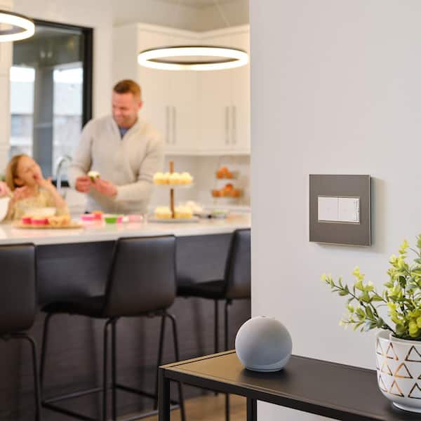 adorne with Netatmo Single-Pole Smart Rocker Light Switch, White