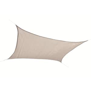 8 ft. x 12 ft. Almond Rectangle Shade Sail (2-Pack)