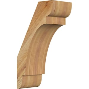 6''W x 10''D x 18''H Olympic Rough Sawn Knee Brace, Western Red Cedar