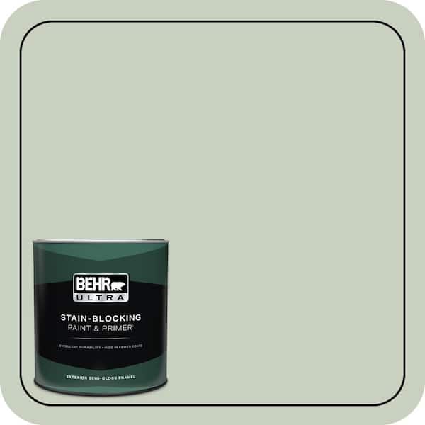 BEHR ULTRA 1 qt. #PPF-25 Terrace View Semi-Gloss Enamel Exterior Paint & Primer