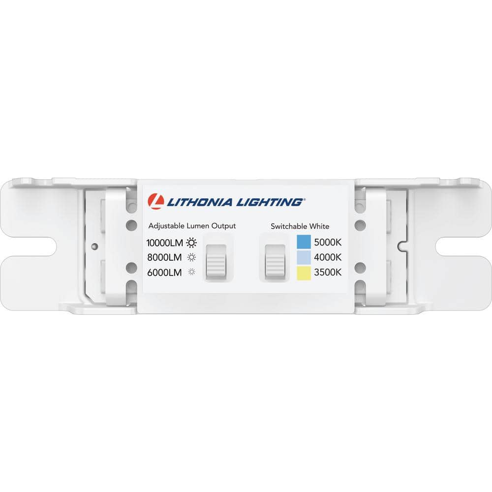 8-Foot White LED Adjustable Strip Light Fixture