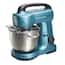 4 Qt. 7-Speed Blue Stand Mixer with with Whisk, Dough Hook, Flat Beater Attachments - rated 4.5773 stars from 194 reviews