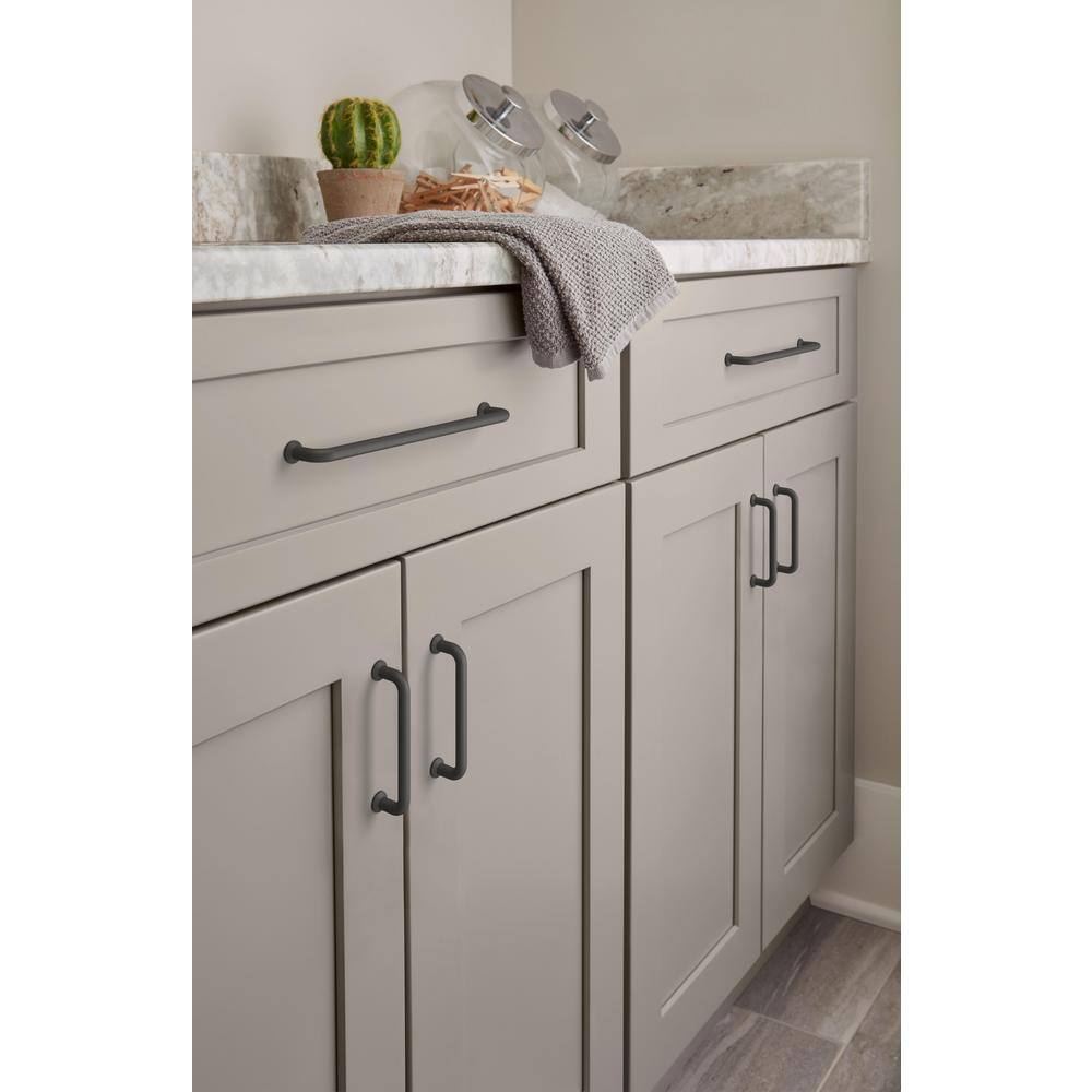 Matte Black Steel Cabinet and Drawer Pull Bar