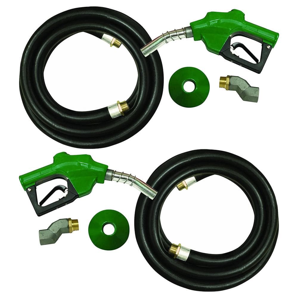 Apache 1-Inch Hose Automatic Diesel Gas Fuel Nozzle Kit Electric Pumps ...