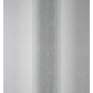 Kirby Charcoal Stripe Non-Pasted Vinyl Wallpaper