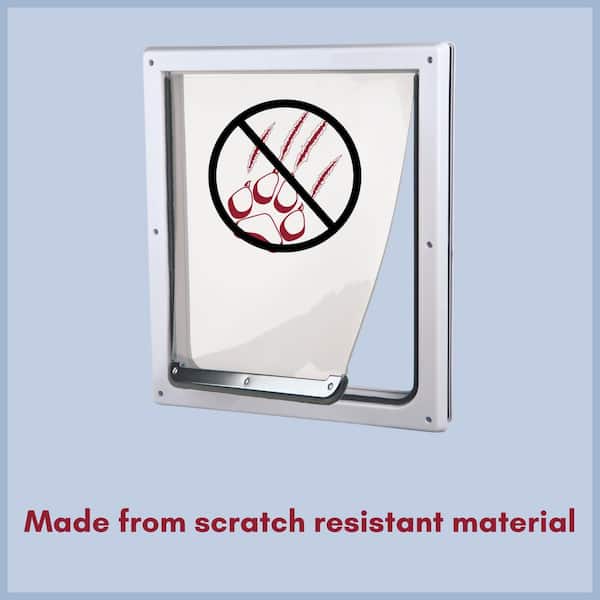 TRIXIE 8.75 in. x 11.5 in. Small/Medium 2-Way Dog Door 3878 - The