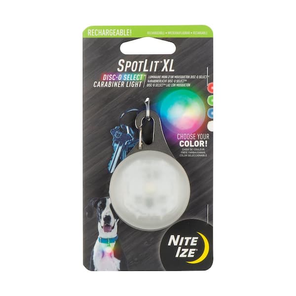 Nite Ize SpotLit XL Disc-O Select Rechargeable Carabiner Light