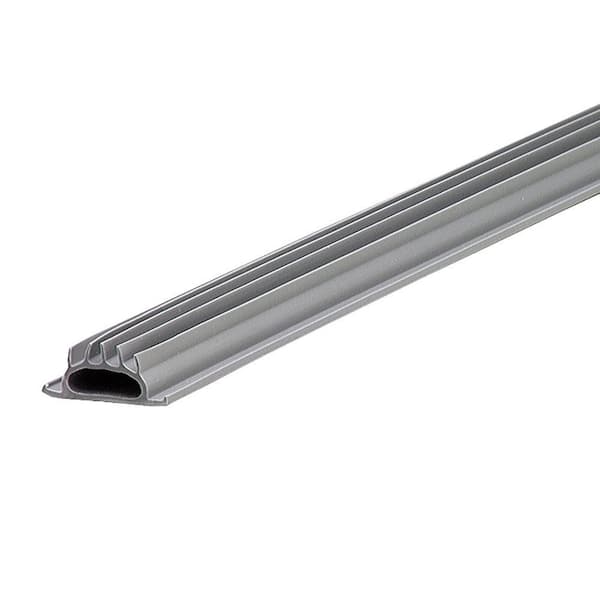1 in. x 36 in. Gray Vinyl Replacement Insert for Under Door Weatherstripping Seals
