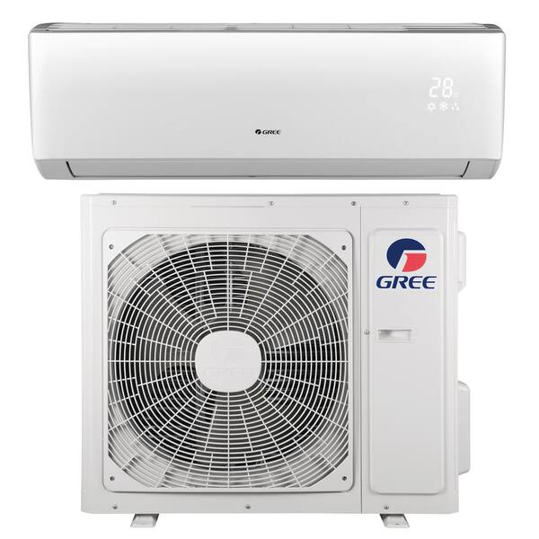 Gree Livo 22000 Btu Ductless Mini Split Air Conditioner With Inverter Heat And Remote 230 Volt Livs24hp230v1b The Home Depot