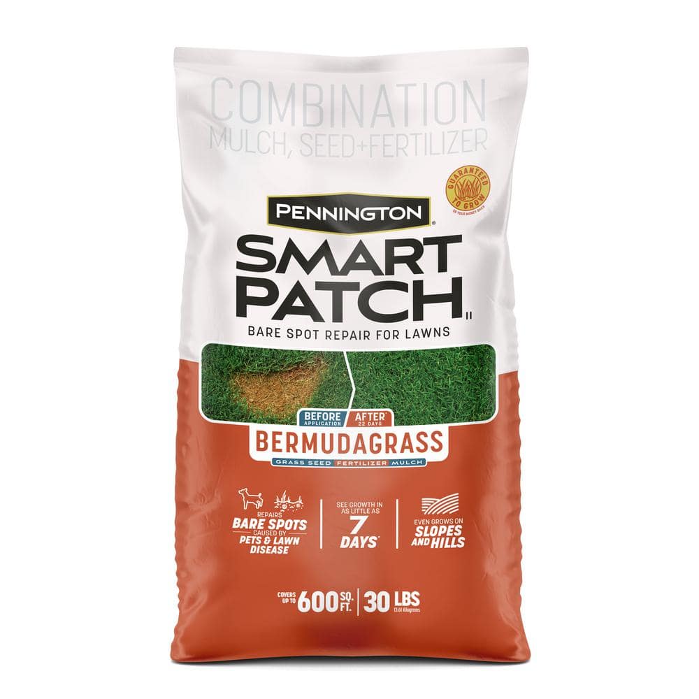Pennington Smart Patch Bermudagrass 30 lb. 600 sq. ft. Grass Seed Bare