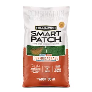 Smart Patch Bermudagrass 30 lb. 600 sq. ft. Grass Seed Bare Spot Repair with Mulch and Fertilizer