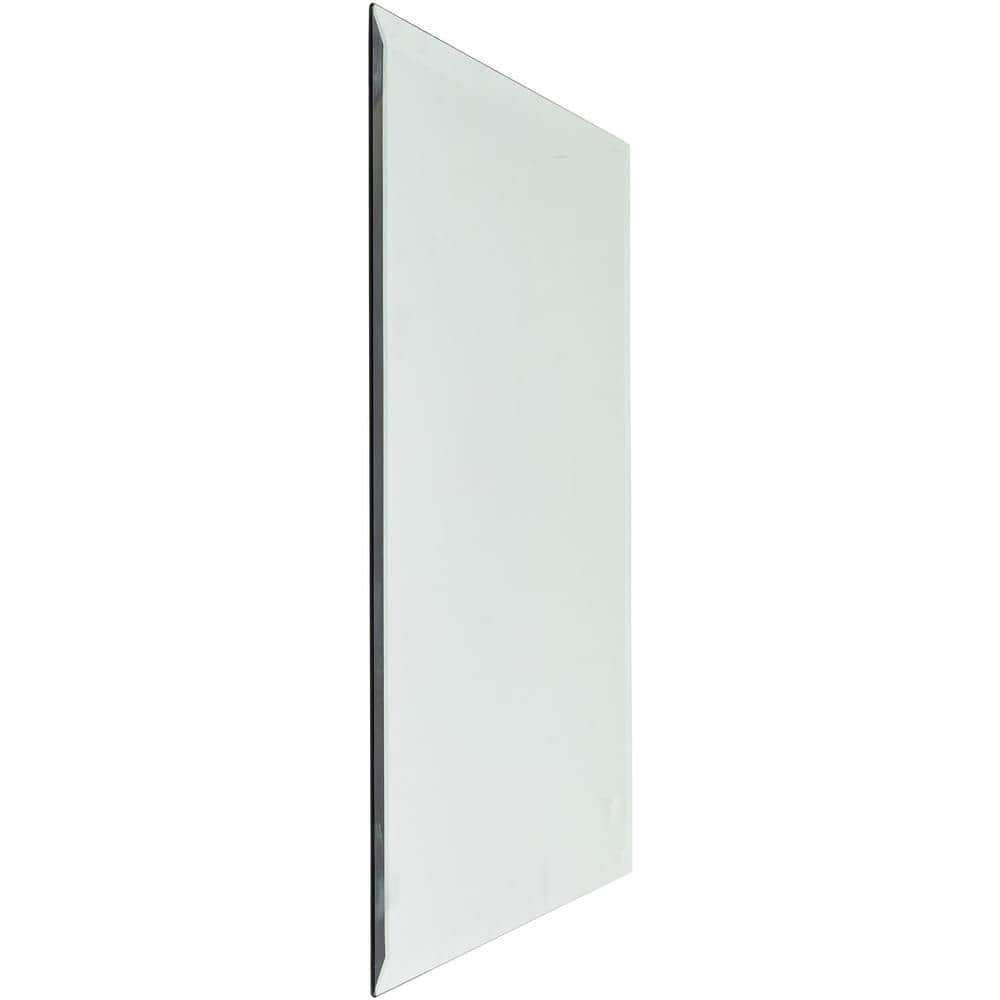 Contour Beveled Frameless Rectangular Wall Mirror