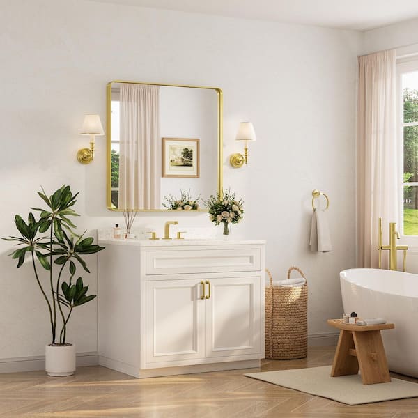 TETOTE 36 in. H Modern Rectangular Al...