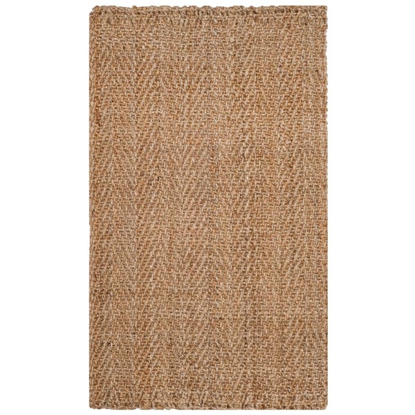 Natural Fiber Beige Doormat 2 ft. x 3 ft. Solid Area Rug