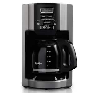 12 Cup Programmable Coffee Maker with Rapid Brew in Silver