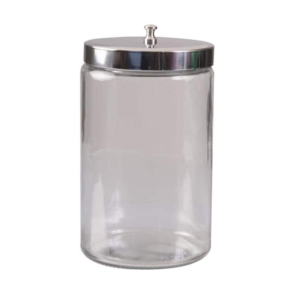 BRIGGS Unlabeled Glass Sundry Jar with Metal Lid