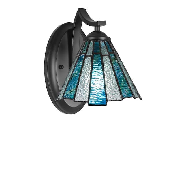 Unbranded Cleveland 1-Light Matte Black Wall Sconce