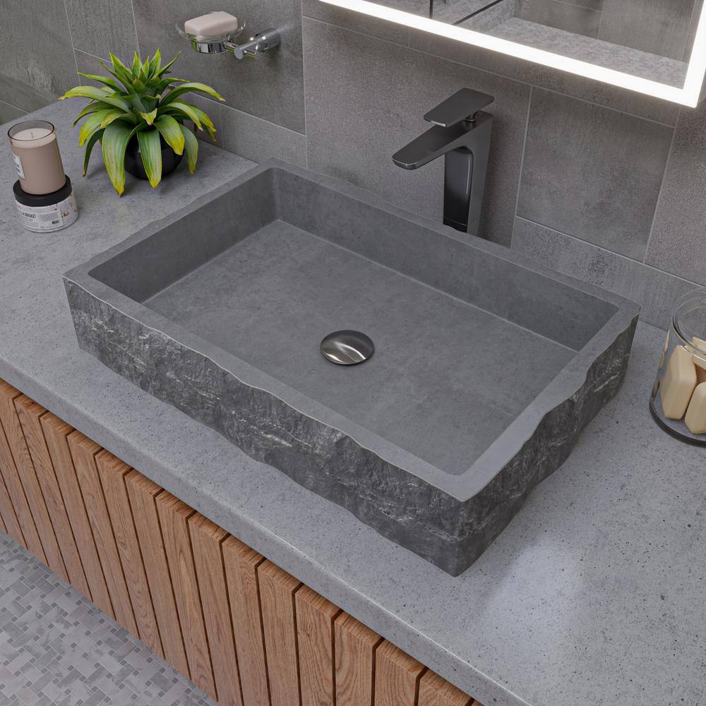 24 in . Rectangular Gray Concrete Vessel Sink price history on PriceWatchPro