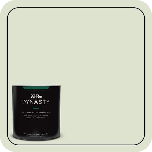 BEHR DYNASTY 1 qt. #M380-1 Cavan Semi-Gloss Enamel Interior Stain-Blocking Paint & Primer