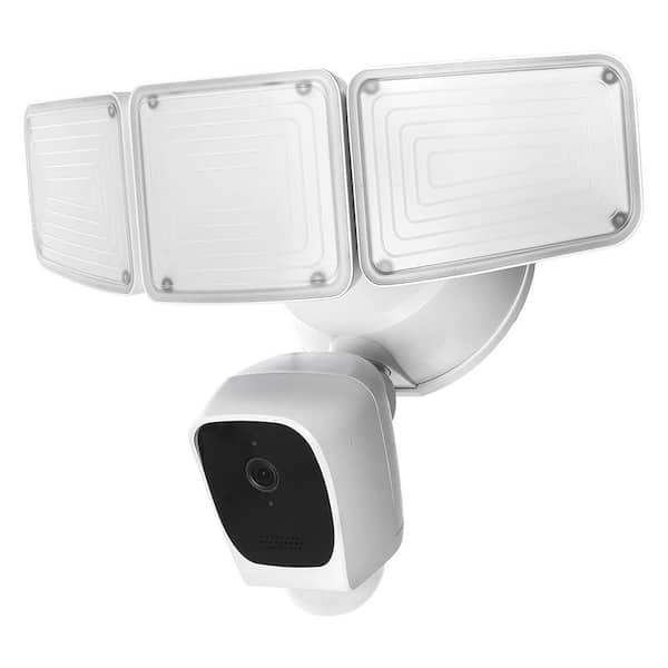 Home Zone Security Wired Outdoor White Bullet Home Security Camera